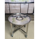 업소용 국통 운반 카트 트롤리 이동 바퀴 육수통 급식 72cm : 프로드