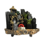 자연가습 물레방아 숯화분 초가폭포계곡 : 희망참숯농원