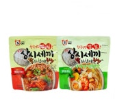 삼시세끼 밥과함께라면 즉석라면밥 야전식량 전투식량 [원산지:상품 상세설명 참고] : 큐브박스