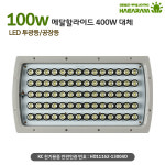 [해아람 SL-100] 렌즈형 사각 LED 투광등 100W AC 방수 IP67 투광기 : 선세이브