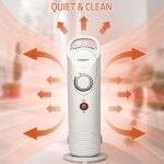 과열 쓰러지면 자동으로 꺼지는 안전한 미니 전기 라디에이터 5핀 : 준비네