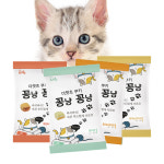 더캣츠 꽁냥 꽁냥 쿠키 샌드 고양이 간식 스낵 꽁냥꽁냥 북어+연어맛, 100g, 1개 : 엘리트펫