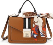 여성용 Scarleton 핸드백 지갑 크로스바디 백 스카프가 달린 탑 핸들 숄더백 H2065 : 모모스토리마켓