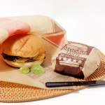 딜리셔스 L형 양포 햄버거포장지 햄버거 토스트 500장 : 해피팩