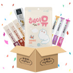 아스쿠 헤이뮤 붉은대게져키 120g + 월간통살1p + 순수크리미츄르1p+엘라이신스틱1p : 라임펫