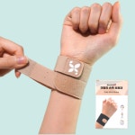 아나프길 손목보호대 테니스 벨크로 얇은 손목아대 약국 밴드 터널 스트랩 산전후용보호대 : 아나프길