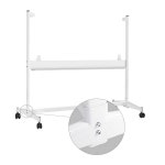 유리 화이트 보드 이동식 스탠드 자석 메모 칠판 보드 : 퍼플직구 구매대행