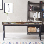 서랍테이블 서재가구 일자형테이블 긴책상 거실테이블 인테리어 : 리퍼스