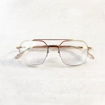 마이키타 알로 MYKITA ARLO C.291 골드 가벼운 스테인레스스틸 투브릿지 안경 : 보고싶다선글라스