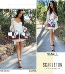 여성용 Scarleton 핸드백 지갑 크로스바디 백 스카프가 달린 탑 핸들 숄더백 H2065 : 모모스토리마켓