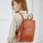 가죽 슬링백 HESHE 배낭 지갑 여성용 도난 방지 지퍼가 달린 어깨 가방 여행용 디자이너 데이 팟 라이트 블루 : 모모스토리마켓