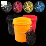 버킷돌리 더트트랩 하는법 세차 세차용품점 셀프 플레이트 손세차 거품통 : HILLZO-LYU2