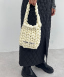 CITEN 시텐 만두백 자이언트얀 뜨개 가방 2컬러 : 히스네