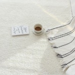 제니 모던 샤기 사계절 거실 러그 150x200cm (1평) : MINS COMPANY