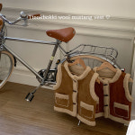 캐스넛 양털 떡볶이 무스탕 조끼 베스트 : 러빈위드