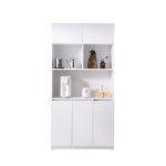 주방선반장 그릇진열장 장식장 거실가구 홈카페 멀티수납장 양문도어 1000 : 리퍼스