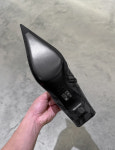 발렌시아가 BB 모노그램 자카드 스퀘어 나이프 부티 그레이 / BALENCIAGA BB MONOGRAM SQUARE KNIFE BOOTIE GREY [702012 W2I10]... 