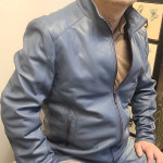 차이나 패딩 남자 양가죽 레더자켓 점퍼 : 마이코디 Mycody