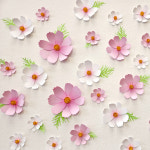 코스모스 페이퍼플라워 완제품 포토존 가을꽃 환경구성 행사포토존 교실꾸미기 : 샤이닝아트