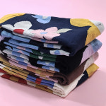 비비드 플라워 패턴 여성 양말 꽃무늬 패션 장목 원사이즈 국내 생산 : 베베랑스2