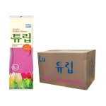 튜립고무장갑 대(L) 1박스(100켤레) 김장 판촉물 식당 업소 고객선물 : 장갑몰