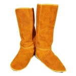 가죽 용접 15 인치 신발 커버 작업 도구 보호 커버, 용접 안전 신발 보호대, 용접 각반 : 미래테크2