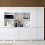 주방선반장 그릇진열장 장식장 거실가구 홈카페 멀티수납장 양문도어 1000 : 리퍼스