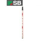 국산 에스비 알루미늄 5단 스타프 ST-55M 5단 5M 길이조절 측정용 수준표척 : 한손잡이