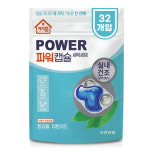 해피홈 파워캡슐 세탁세제 트리플 32개입 : 동화오피스