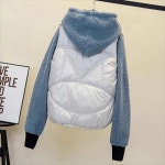 여성 조끼패딩 가을 신사복 긴팔 코트 코튼 다운 탑 트렌디 : 삿포로시골언니