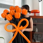 알로카노 요술 풍선 튤립 꽃다발 만들기 DIY 블랙핑크 꽃풍선재료 : 알로카노