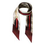 구찌 23FW 인터로킹 G 홀스빗 실크 넥보우 756937 3G001 6268 : 드럭스 - DE LUXE