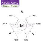 레이저커터 Leadshine 스테퍼 모터 573S15-L 5.8A 3 상 동기 풀리 포함 6 와이어 축 직경 8mm NEMA23 스테핑 : 툴킹31