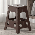 [안전잠금]특대형 접이식 의자 간이 플라스틱 발받침 스툴 체어 L사이즈 : 발품상회