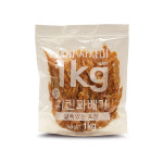 테비사사미 대용량 강아지간식 치킨꽈배기, 1kg, 1개 : 너구리의가방