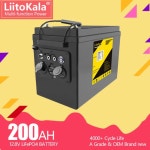 인산철배터리 12V 200A 태양광 QC3.0C 타입 USB출력 캠핑배터리 차박 카라반 캠핑카 보조배터리 파워뱅크 LIFEPO4 : 해외직구종합쇼핑몰