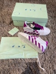 [OFF WHITE] [BOTTO] 오프화이트 로우 벌커나이즈드 캔버스 스니커즈 OWIA178S22FAB001 0132 36본드자국 미세오염 : 여주375아울렛 BOTTO