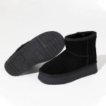 TOPUS 따뜻하고 포근한 키높이 미니통굽 어그숏 털 방한부츠 H5854 : 토퍼스 아돈