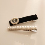 [갤러리아] 제이로렌 벨벳 진주 헤어집게핀 세트 H0934 : 갤러리아백화점