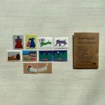 [스티커팩] korean dog stamp sticker 우표 스티커 (리무버블) : 발구락 스튜디오