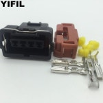 5개/몫 4 Pin/Way 자동 TPS 암 커넥터 플매트 카펫 러그 10378 For Toyota AGE 16V Mitsubishi KA24 SR20 MAF EVO Lancer P : THE도원상회