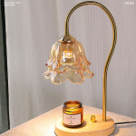 은방울꽃 아로마 테라피 램프 레트로 무연 향기 램프 침실 디밍이 가능한 분위기 야간 조명 생일 선물 프리미엄 테이블 램프 : 원소셜네트워크