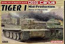 드래곤 밀리터리 6888 1/35 WWII German Tiger I Mid-Production Otto Carius w/Zimmerit Battle of Malinava 1944 : Neighbor Hobby