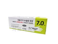유니더스  수술 장갑 HAG 수술용 장갑 7 SMOOTH,POWDER-FREE 스킨 엔젤 33-1 라텍스 서지칼 멸균 글러브 : 의료기마트