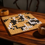 바둑판 돌 세트 흑백 학생 기원 초보자 나무 보드 가정용 : 에이치앤에이전시