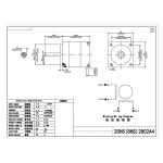 전자 장비 모니터링 장비용 Nema 8 스텝퍼 모터 20HS2802A4 0.2A 28mm 4 선 2 상 1.4N/cm : 하하호호마켓77