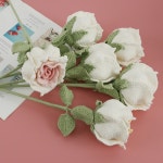 꽃다발 DIY 뜨개꽃다발 뜨개질 뜨개꽃 코바늘뜨기 만들기 : 화정마켓