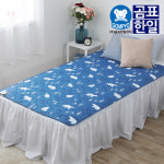 B 곰표한일 전기요 무자계 폴라베어 중형 가정용 침대전기장판 : 신일에스피