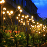 태양광 장식등 반딧불 (10구 타입)/반디불 정원등 화단 원예 마당 야외등 예쁜집 무드등 : 아오마