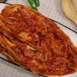 포기 김치 2kg HAPPC 모든재료 국내산 아삭하고 맛있는 배추김치 5개 : 효원농장